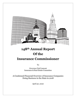 Insurance Commissioner's 148Th Annual Report
