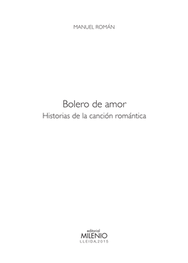 21001 Bolero De Amor.Indd