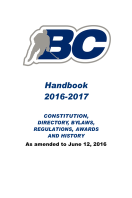 Handbook 2016-2017