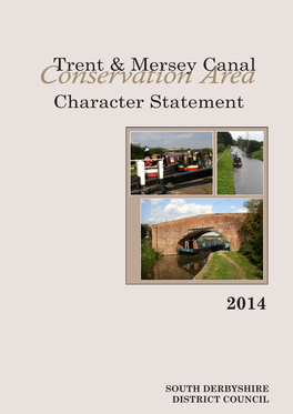 Trent and Mersey Canal CA Character Statement 2014