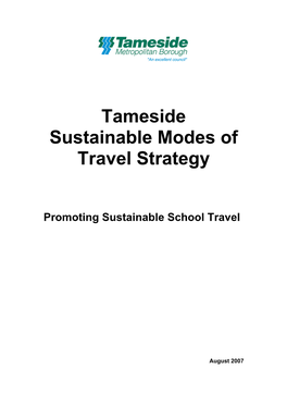 Sustainable Modes of Travel Strategy