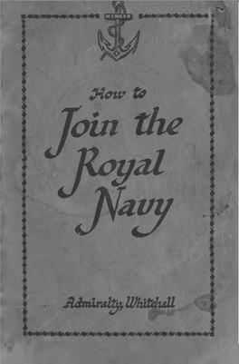 How to Join the Royal Navy