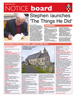 Stephen Launches 'The Things He