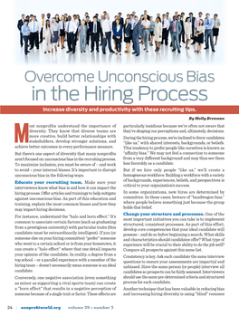 Overcome Unconscious Bias in the Hiring Process Increase Diversity and Productivity with These Recruiting Tips