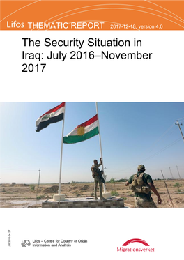 The Security Situation in Iraq: July 2016–November 2017