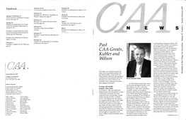 January-February 1997 CAA News