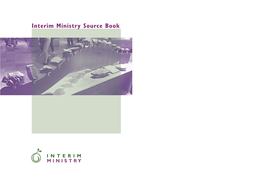 Interim Ministry Source Book