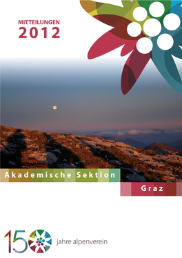 Akademische Sektion Graz Mitteilungen 2012