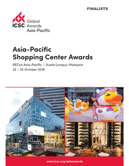 Asia-Pacific Shopping Center Awards