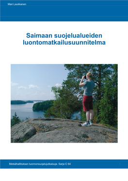 Saimaan Suojelualueiden Luontomatkailusuunnitelma