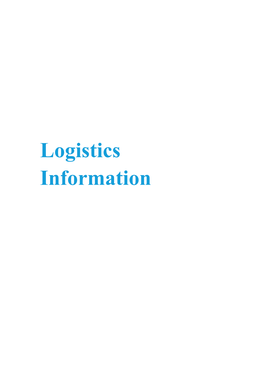 Logistics Information