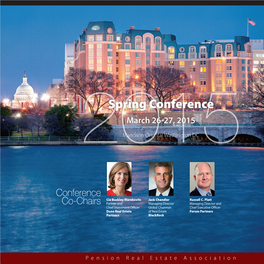 Spring Conference March 26-27, 2015 2015Mandarin Oriental Washington DC