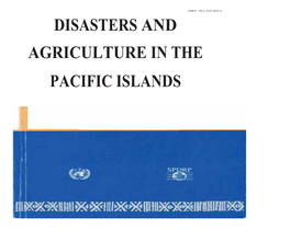 Disasters and Agriculture in the Pacific Islands