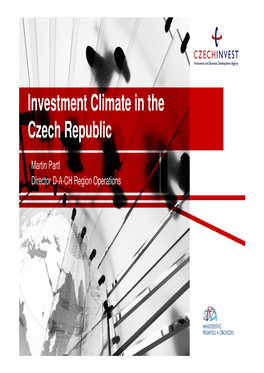 Investment Climate in the Czech Republic