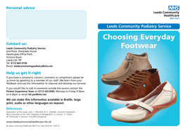 Choosing Everyday Footwear