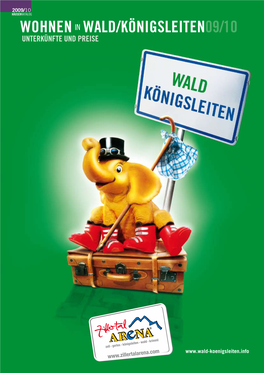 Wald/Königsleiten09/10 Unterkünfte Und Preise