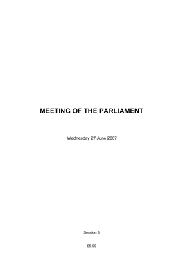 Official Report, 7 June 2007; C 460.] Motion Agreed To