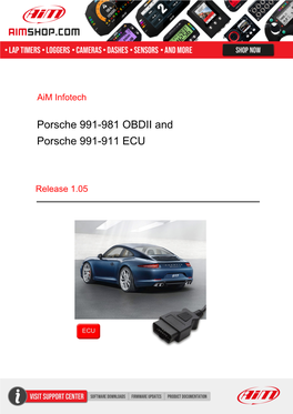 Porsche 991-981 OBDII and Porsche 991-911