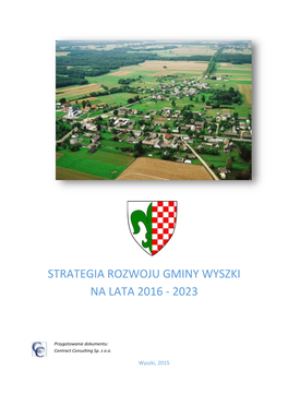 Strategia Rozwoju Gminy Wyszki Na Lata 2016 - 2023