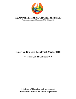 Lao People's Democratic Republic