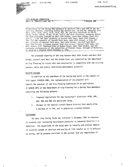 1984 City Planning Commission Reports Re Mid-Block Zoning