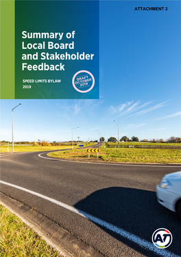 Summary of Local Board and Stakeholder Feedback