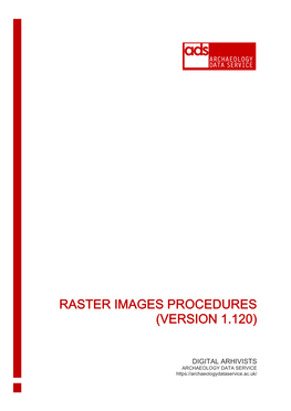 Raster Images Procedures (Version 1.120)