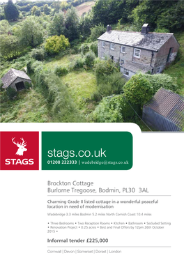 Stags.Co.Uk 01208 222333 | Wadebridge@Stags.Co.Uk