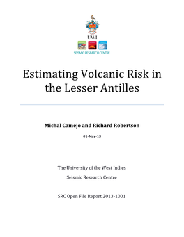 Estimating Volcanic Risk in the Lesser Antilles