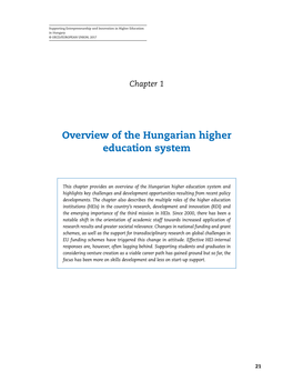 Overview of the Hungarian Higher Education System