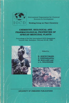 Chemistry, Biological and Pharmacological Properties of African Medicinal Plants