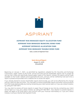 Aspiriant Risk-Managed Equity Allocation Fund Aspiriant
