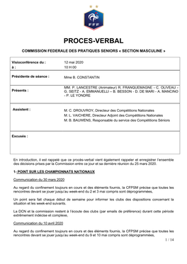 Proces-Verbal