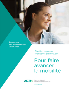 Pour Faire Avancer La Mobilité