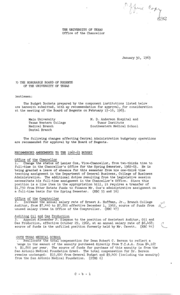 Dockets Prepared by the Component Institutions Listed Below 3Re Herewith Submitted, with My Recommendation for Approval, for Consideration Zt the Meeting of the Board