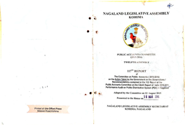 Nagaland Legislative Assembly V) Kohima :)