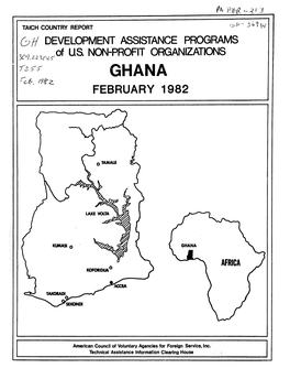 Of US NON-PROFIT ORGANIZATIONS FEBRUARY 1982