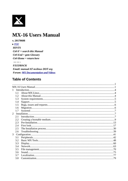 MX-16 Users Manual V