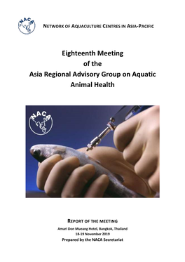 Report of the Eighteenth Meeting of the Asia Regional Advisory Group