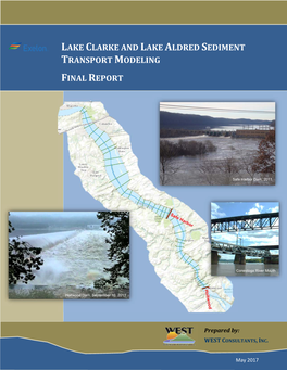 Lake Clarke and Lake Aldred Sediment Transport Modeling Final Report (May 2017) Page ES-1