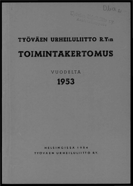 Toimintakertomus