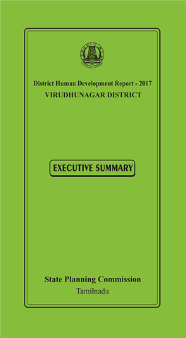 Executive Summary Book Virudhunagar.Pmd