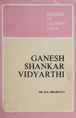 Ganesh Shankar Vidyarthi T.', '•'* V‘