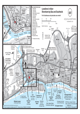 Locations in Adur: Shoreham-By-Sea and Southwick