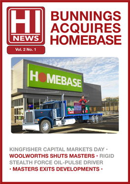 Bunnings Acquires Homebase Difficult Transformation, but Future Market Growth