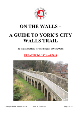 York's City Walls Walking Guide
