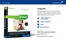 Linux Einrichten Sowie Webdienste Implementieren