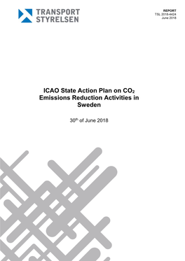 ICAO State Action Plan on CO2 Emissions Reduction Activities in Sweden