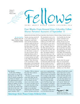 Fellows Winter Newsletter