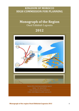 Monograph of the Region Oued Eddahab Lagouira 2012
